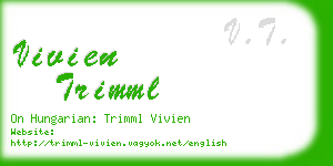 vivien trimml business card